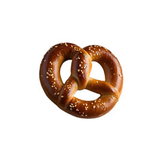 pretzels isolated on white, transparent background