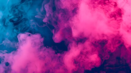 Fototapeta premium Abstract Pink and Blue Smoke Swirls Background