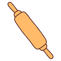 illustration of a rolling pin bakery equipment