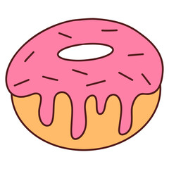 illustration of a donut