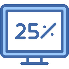 Vector Icon Discount, 25 Percent, Commerce And Shopping, Offer, Label