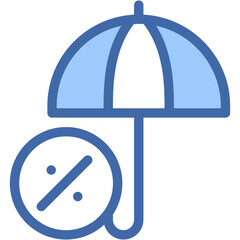 Vector Icon Sales, Commerce And Shopping, Offer, Umbrella, Season
