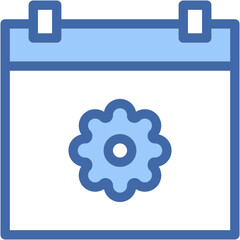 Vector Icon Calendar, Time And Date, Springtime, Season, Schedule