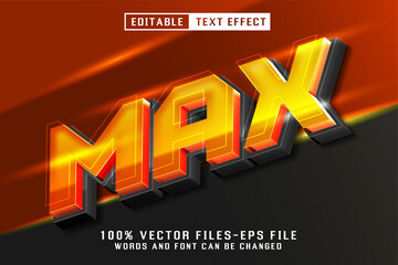 Max Editable Text Effect