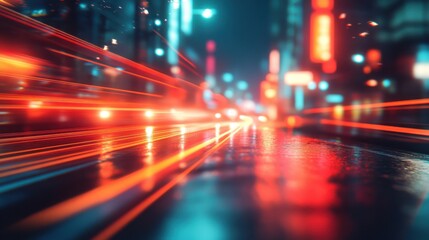 traffic at night