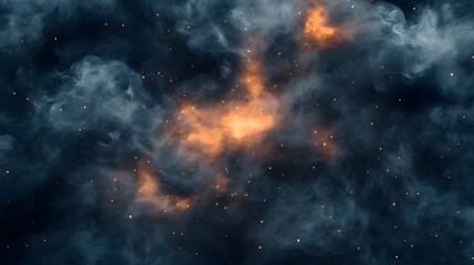 Fototapeta premium Abstract Smoke and Sparks Background