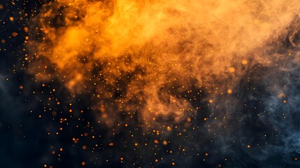 Abstract Smoke and Sparks Background