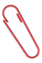3D illustration of Paper Clip.