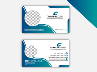 Modern Business Card - Creative and Clean Business Card Template.