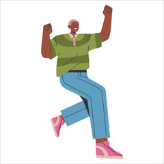 Young Businessman. Flat Vector Illustration