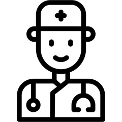 Doctor, User, Healthcare And Medical, Avatar, Man Icon