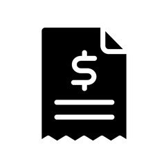 Invoice icon, Bussines, Payment, paycheck
