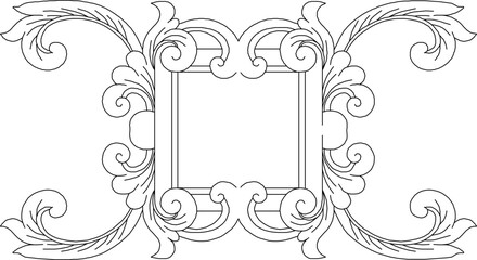 Vector sketch, illustration, silhouette, design, decorative image, ornament, baground, classical vintage carving, ethnic floral animal, traditional Chinese 