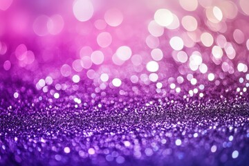 Silver And Purple. Ultraviolet Gradient Glistering Sparkle Decoration for Party and Holiday