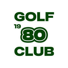 Vector streetwear design urban fashion golf club