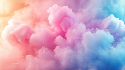 Fototapeta premium A stunning sunset cloudscape featuring vibrant pink and blue hues, perfect for backgrounds and artistic projects.