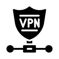VPN glyph icon