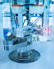 automation system control application on automate robot arm use for carry silicon wafers