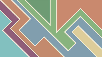 ABSTRACT BACKGROUND  WITH GEOMETRIC SHAPES FLAT PASTEL COLOR DESIGN VECTOR TEMPLATE FOR WALLPAPER, COVER DESIGN