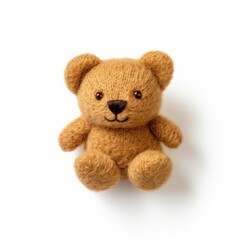 Fototapeta premium Brooch of teddy bear plush toy.