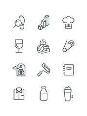 social network icons, set of icons for web design, vector illustration