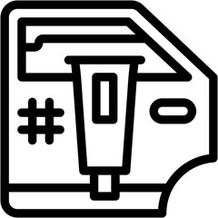 Scratch, Repair Car, Auto, Remover, Car Door, Tube Icon