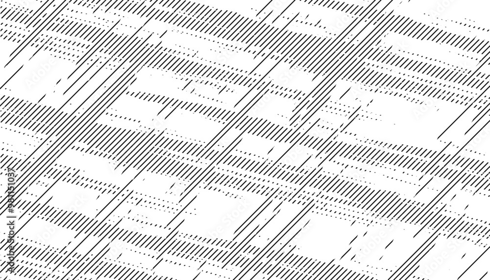 Poster black and white abstract diagonal lines effect pattern. for background and jersey design. fully edit