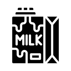 milk carton glyph icon