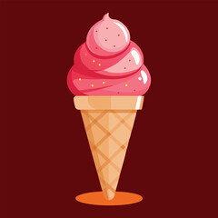 ice cream vector set clipart design