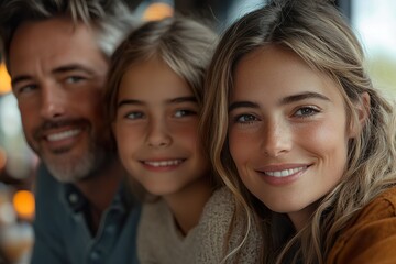 Fototapeta premium Happy Family Enjoying Quality Time Together