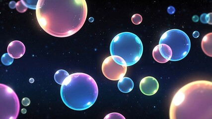 Ethereal Bubbles in Space