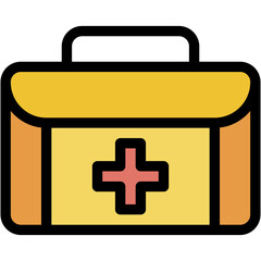 Vector Icon First Aid, Medical, First Aid Kit, Care, Health Care, Emergency