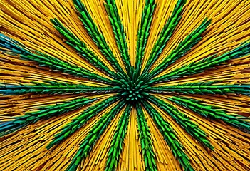 Obraz premium abstract background colorful visualization of the prototype of sound waves