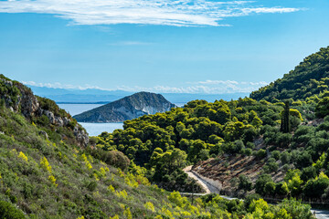 Zakynthos -Blick von Keri auf Marathonisi 