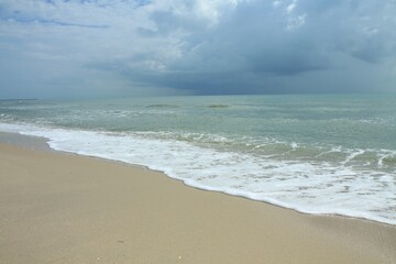waves on the beach