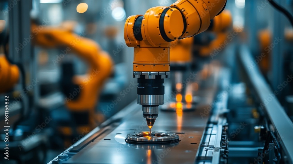 Poster advanced robotics system performing energy-efficient tasks in a high-tech manufacturing facility