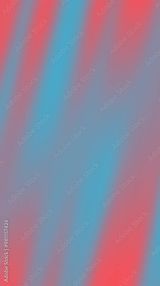 Poster gradient background loop colorful blue red 4k vertical