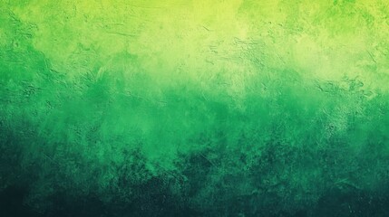 Fototapeta premium A subtle gradient with grainy texture transitioning from dark green to lime green creating a calming abstract effect