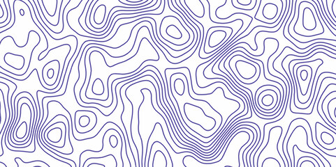 Fototapeta premium Topographic map in contour line light topographic topo contour map and ocean topographic line map. Natural printing illustrations of maps.