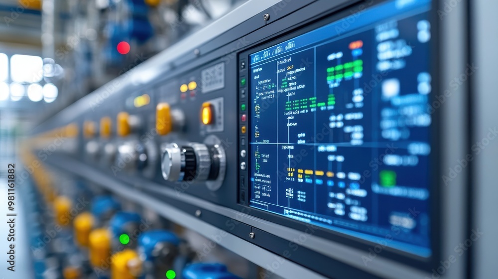 Poster system supervisory control and data acquisition technology concept scada