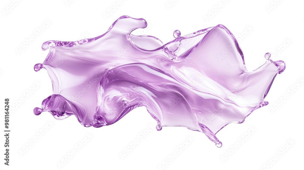 Poster a captivating abstract splash of purple liquid, showcasing fluid motion and vibrant color for creati