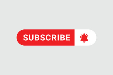 Subscribe Now Vector red button