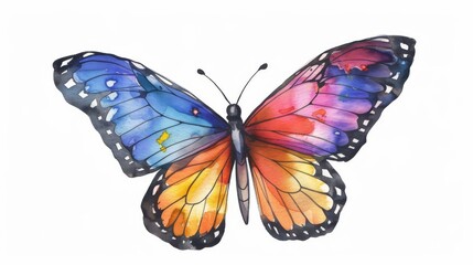 colored butterfly 