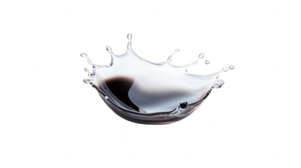 Captivating high-speed capture of a liquid splash, showcasing dynamic motion and elegant form against a clean backdrop.