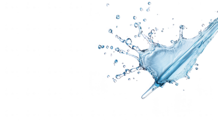 Dynamic splash of water capturing elegance and motion, ideal for creative projects and nature themes.