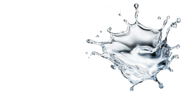 High-resolution image of a water splash, capturing dynamic movement and clarity, ideal for showcasing freshness and purity.