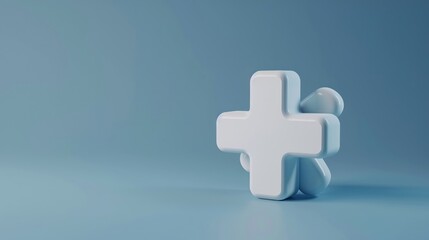 Obraz premium icon 8K Abstract clay style isolated on pure solid background of innovation Pop Art