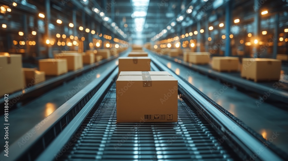 Poster rpa systems enhancing efficiency in logistics operations with automated package handling