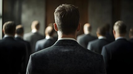 Obraz premium Formal Business Meeting of Corporate Executives in Boardroom
