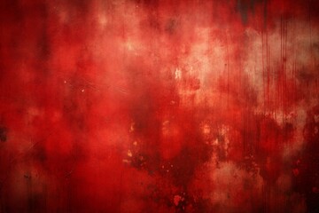 Obraz premium Dynamic red background with grunge textured elements